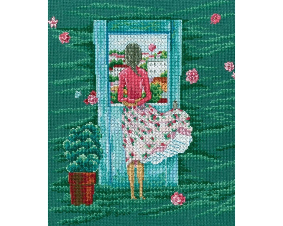 Cross-stitch kit "Thinking about", Article: M716