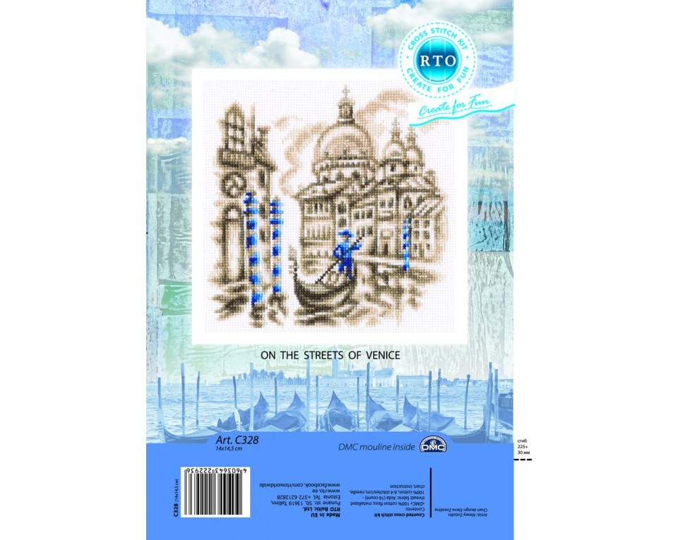 Cross-stitch kit "On the streets of Venice", Article: C328