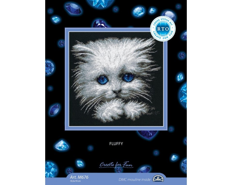 Cross-stitch kits "Fluffy", Article: M676