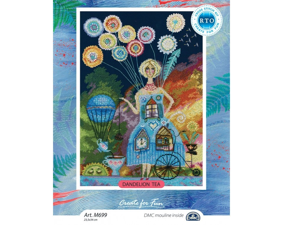 Cross-stitch kits "Dandelion tea", Article: M699
