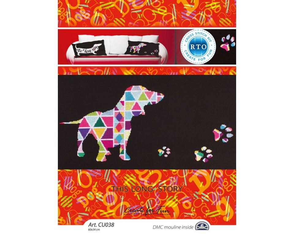 Cross-stitch kit "This long story", Article: CU038