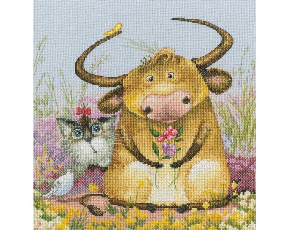 Cross-stitch kits "What a team!", Article: M834