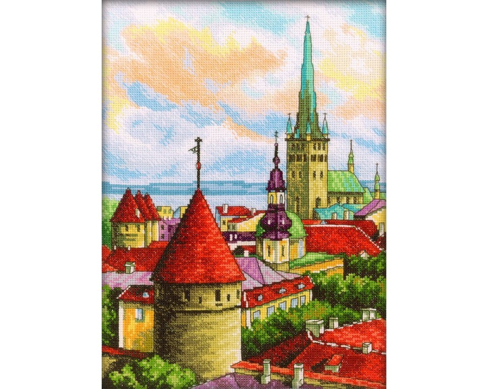 Cross-Stitch Kit "Towers Of Old Town", Article: M200