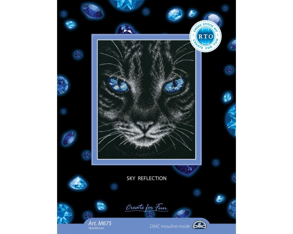 Cross-stitch kits "Sky reflection", Article: M675