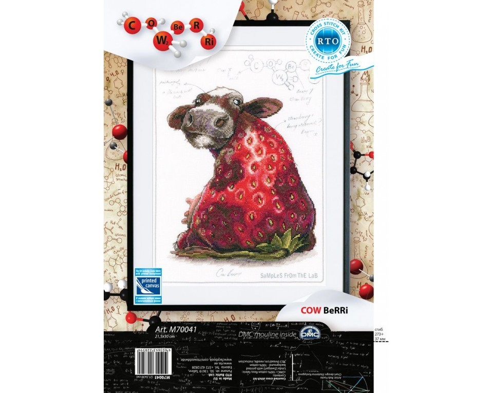 Cross-stitch kits "Cow Berry", Article: M70041