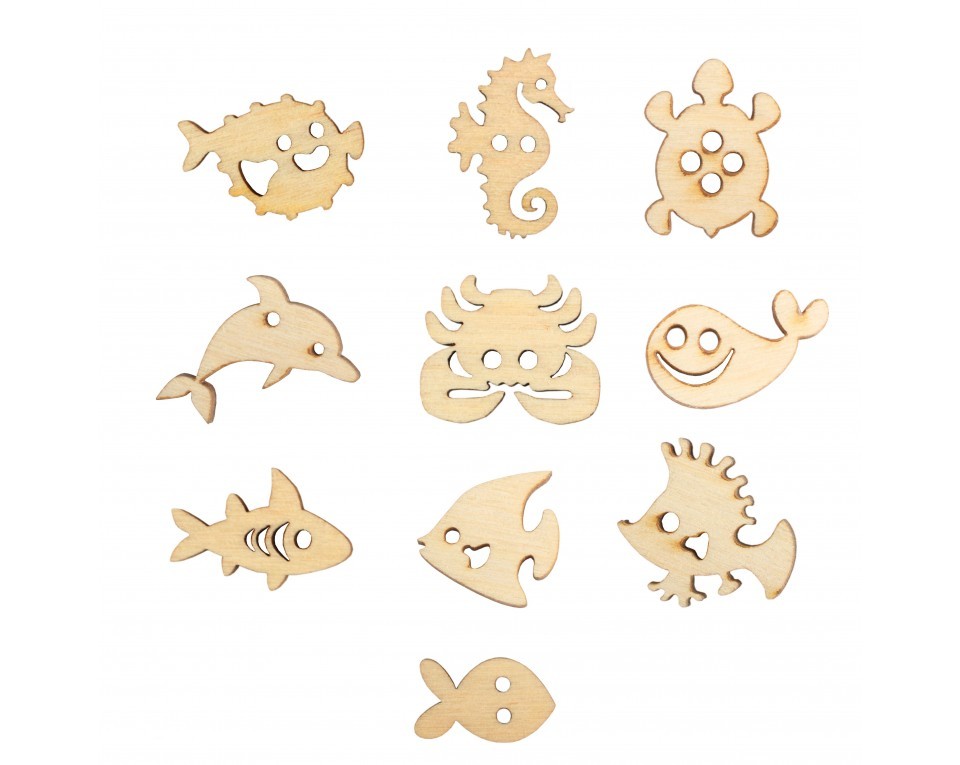 Plywood form - decorative elements "Buratini", Article: DZ40017