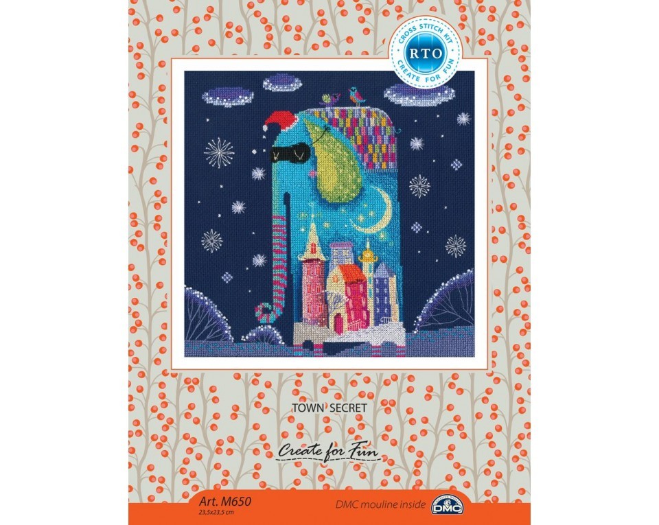 Cross-stitch kits "Town secret", Article: M650