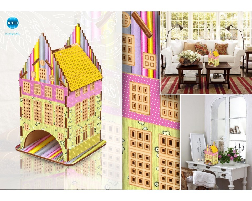 Plywood form "Tea house" "Buratini", Article: DZ20009