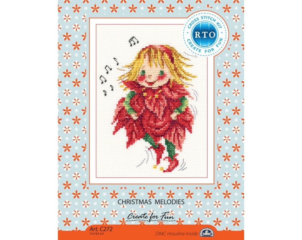 Cross-stitch kit "Christmas melodies", Article: C272