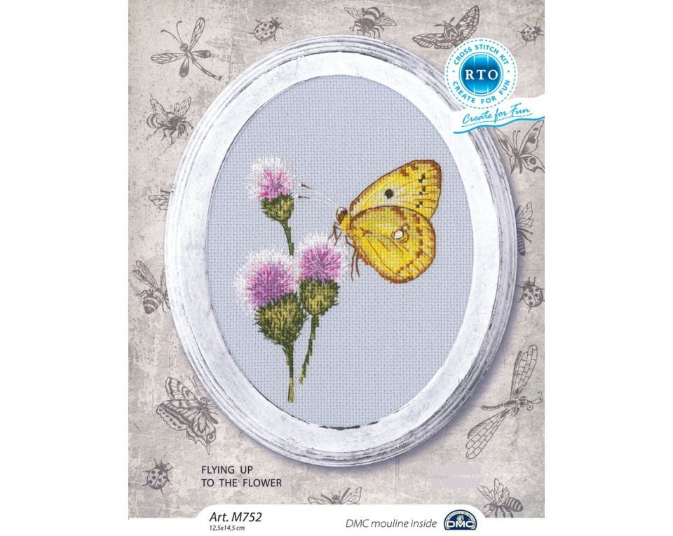 Cross-stitch kits "Flying up to the flower", Article: M752