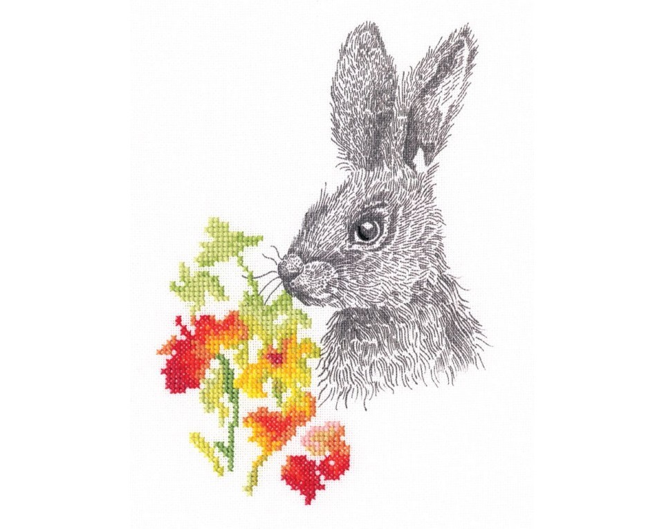 Cross-stitch kits with printed background "Fairy tales of the old forest", Article: M70030
