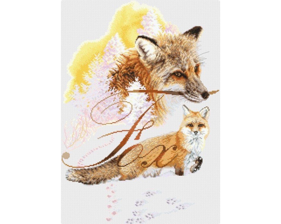 Cross-stitch kit "Fox", Article: M784