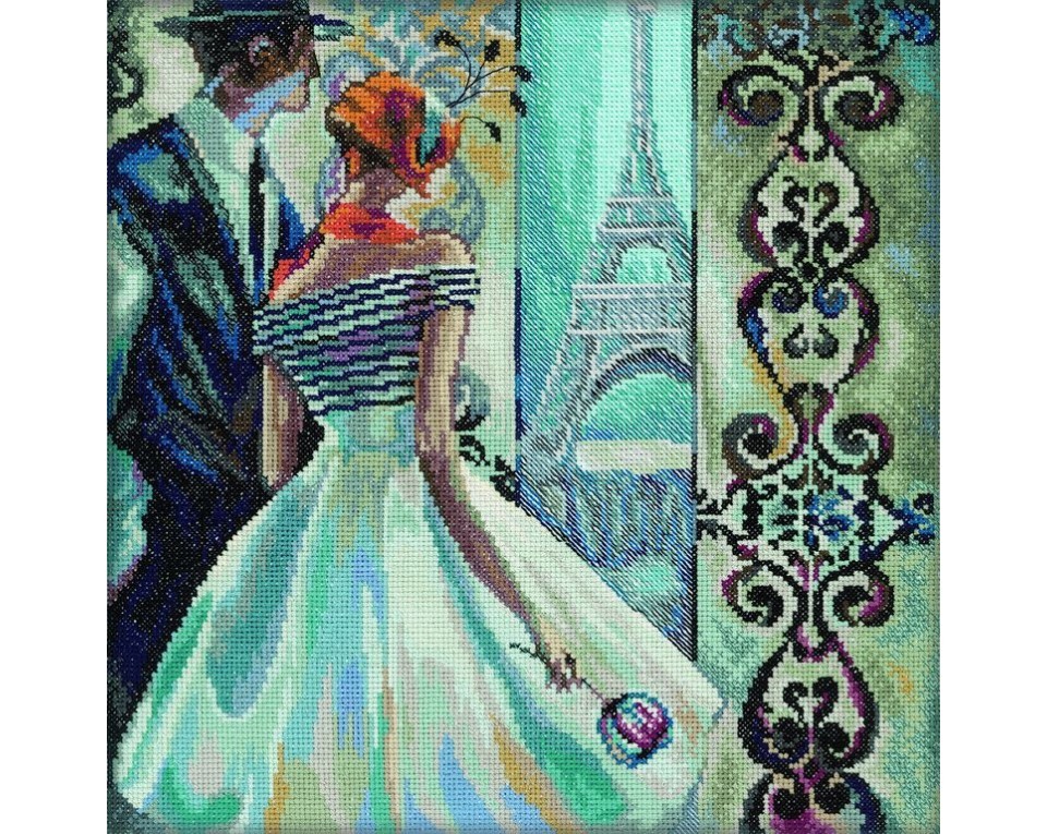 Cross-Stitch Kit "Spring in Paris", Article: M236