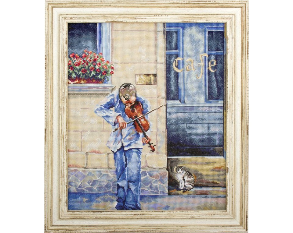 Cross-Stitch Kit "Street musician", Article: M467