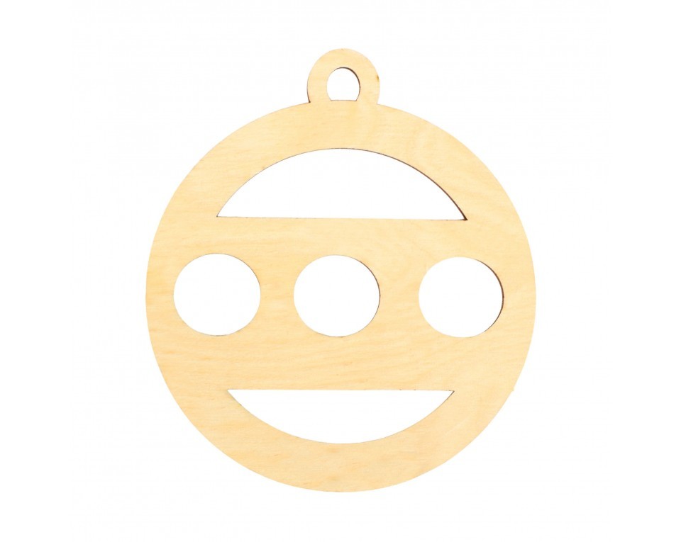 Plywood form - Christmas pendant "Buratini", Article: DZ90014