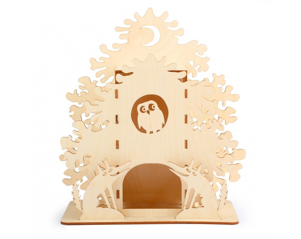 Plywood form "Tea house" "Buratini", Article: DZ20012