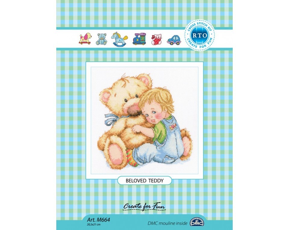 Cross-stitch kits "Beloved Teddy", Article: M664