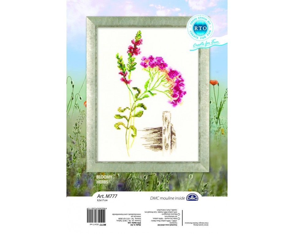 Cross-stitch kit "Bloomy herbs", Article: M777