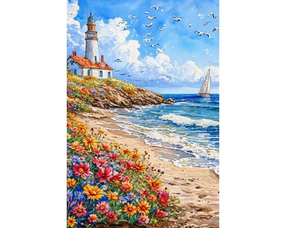 Lighthouse on the shore, Article: DE7185