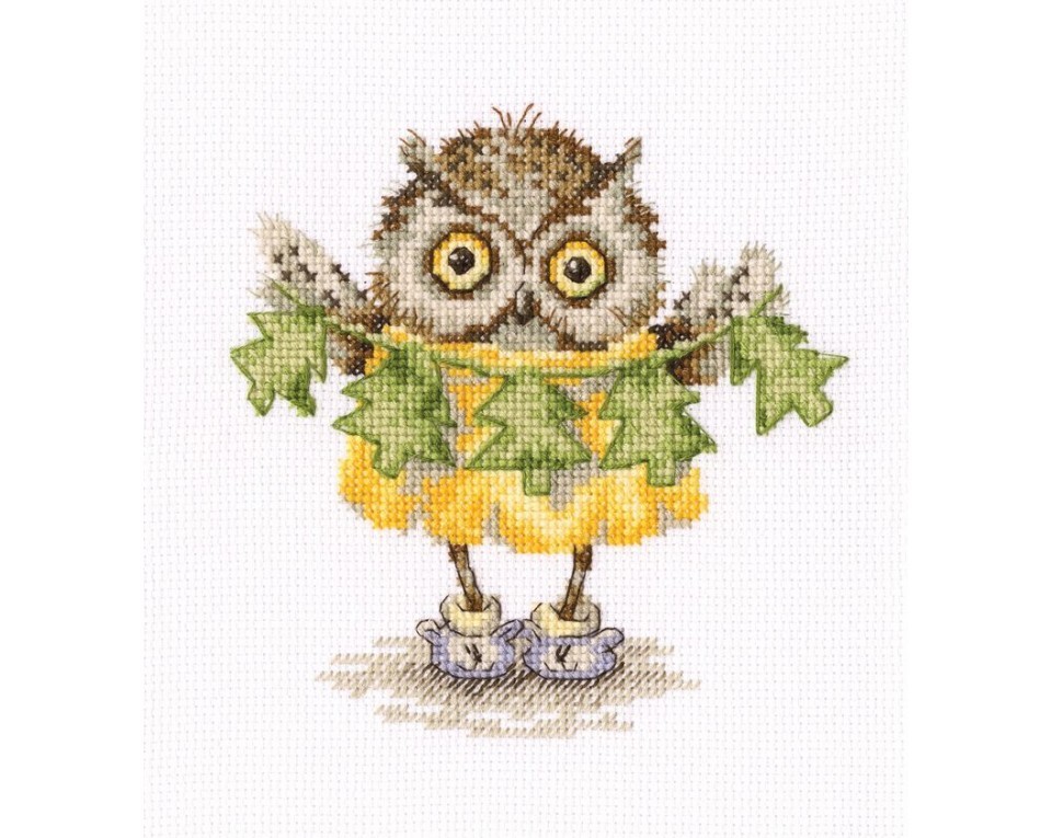 Cross-Stitch Kit "Christmas tree necklace", Article: C229