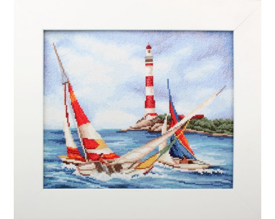 Cross-Stitch Kit "Sailing regatta", Article: M395