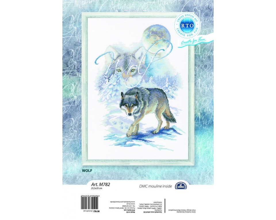 Cross-stitch kits "Wolf", Article: M782