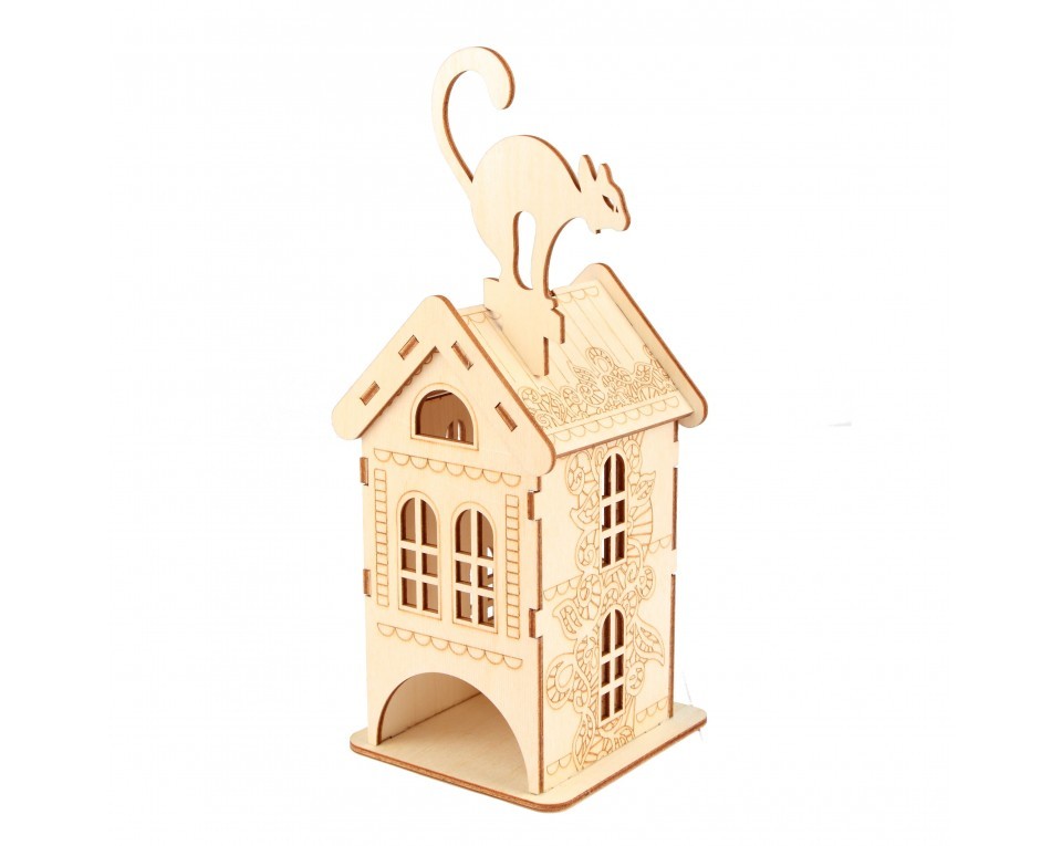 Plywood form "Tea house" "Buratini", Article: DZ20006