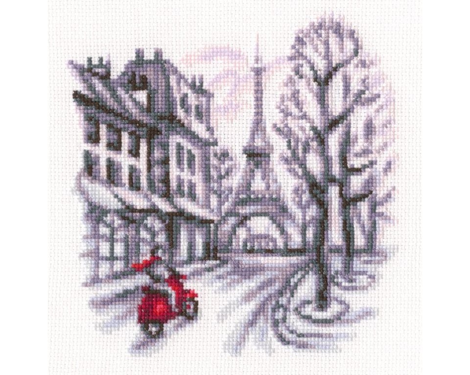 Cross-stitch kit "On the streets of Paris", Article: C329