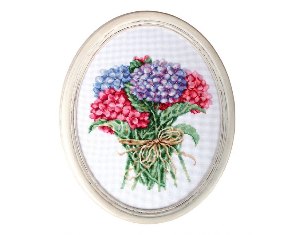 Cross-stitch kit "Hydrangea bouquet", Article: M564