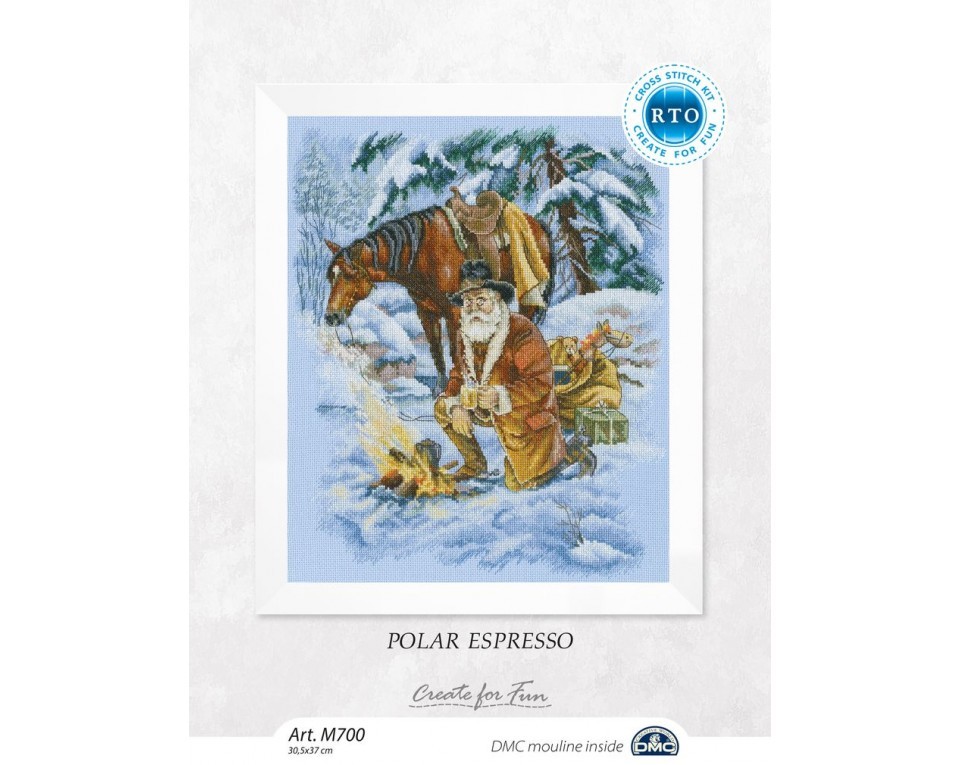 Cross-stitch kits "Polar espresso", Article: M700