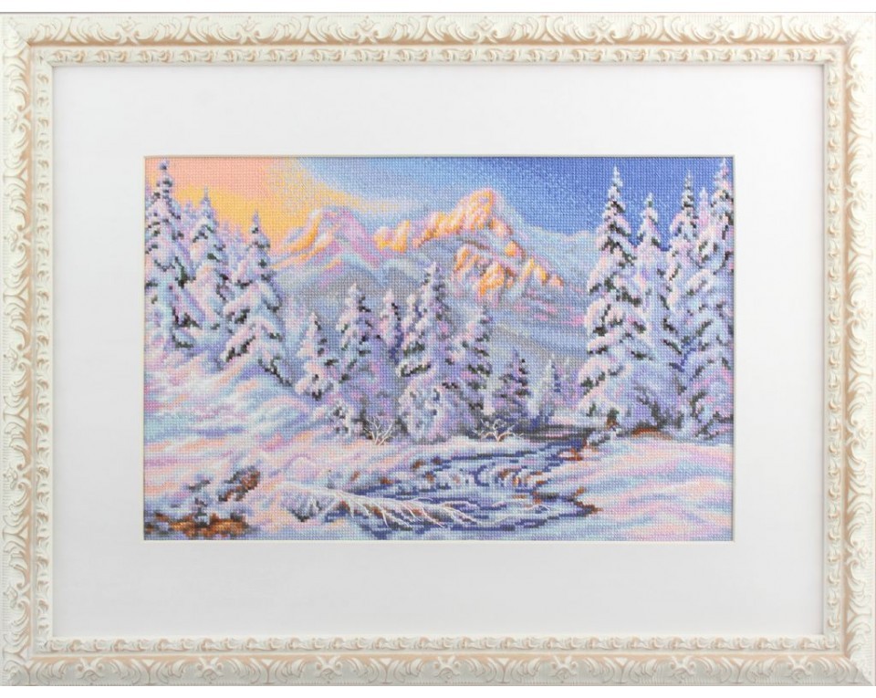 Cross-Stitch Kit "Under a charm of the winter", Article: M602