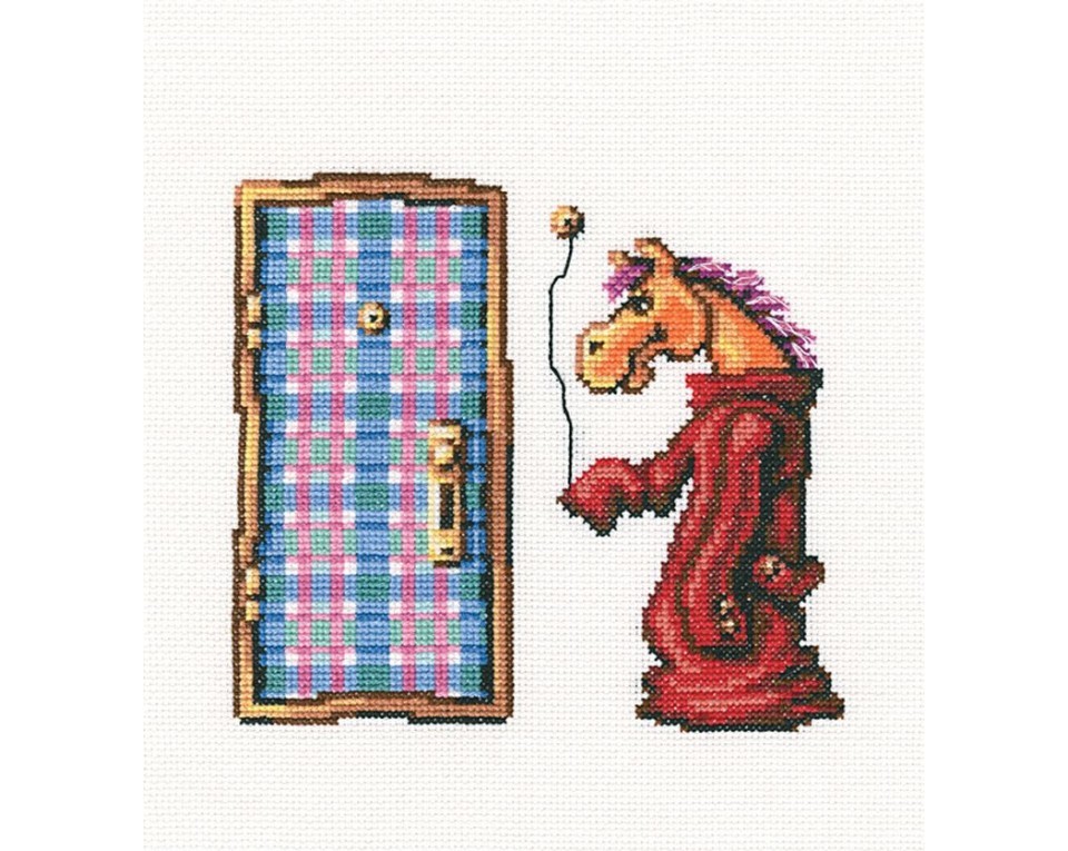 Cross-Stitch Kit "Tricky move", Article: C206