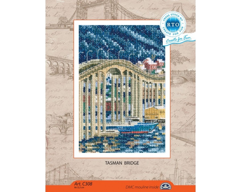 Cross-stitch kit "Tasman bridge", Article: C308