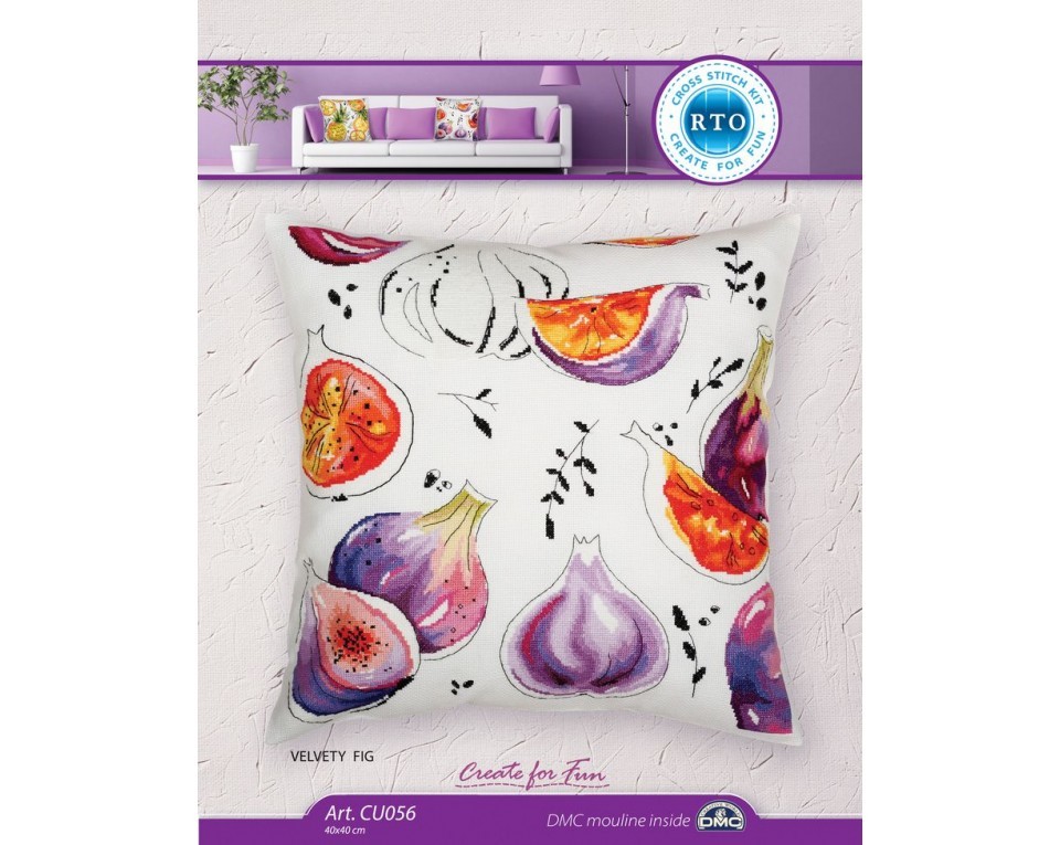 Cross-stitch kit "Velvety fig", Article: CU056