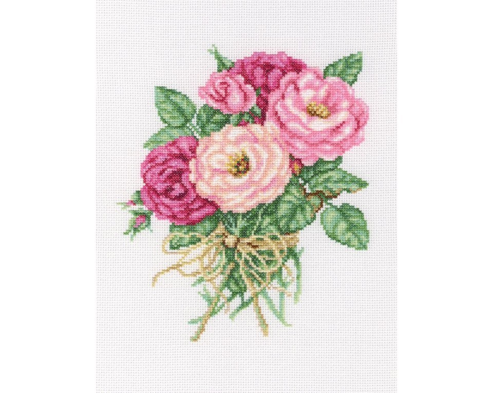 Cross-stitch kit "Rose  bouquet", Article: M563