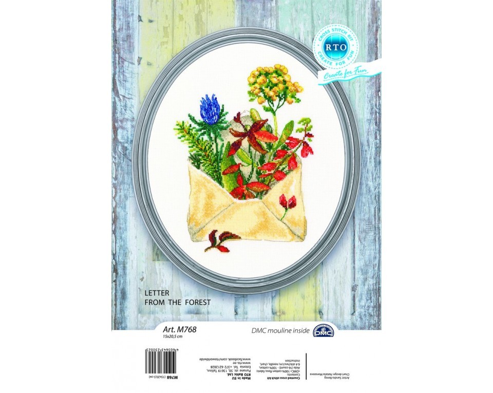 Cross-stitch kit "Letter from the forest", Article: M768