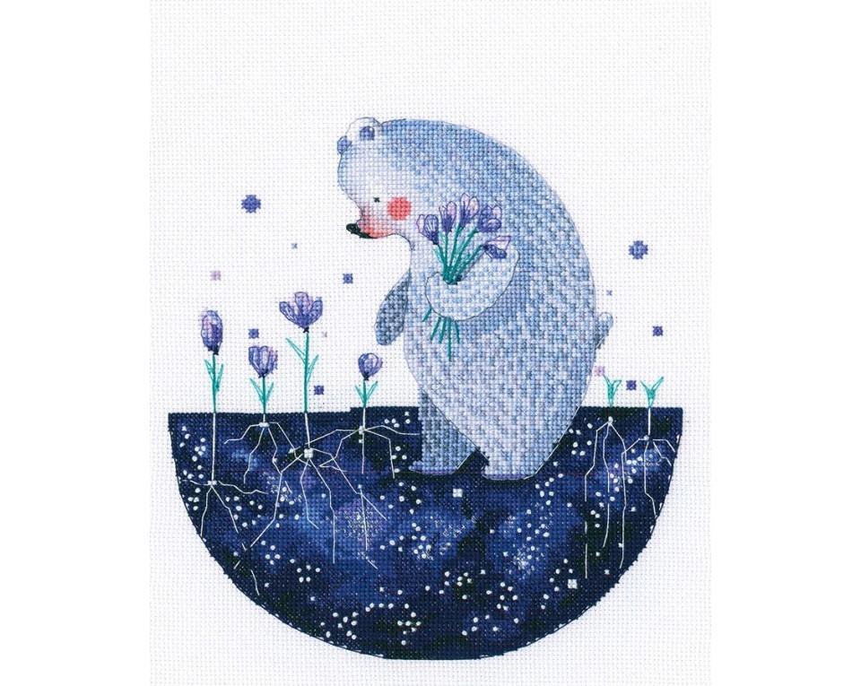 Cross-stitch kits "Flower starfall of the spring", Article: M813