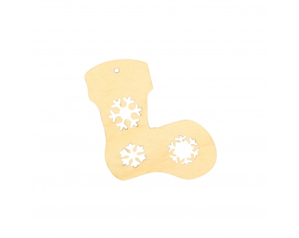 Plywood form - Christmas pendant "Buratini", Article: DZ90074