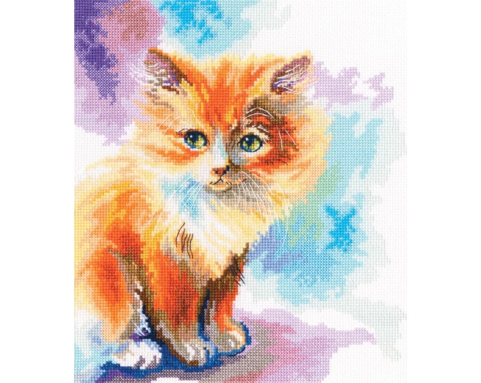 Cross-stitch kits "Sunny kitten", Article: M827