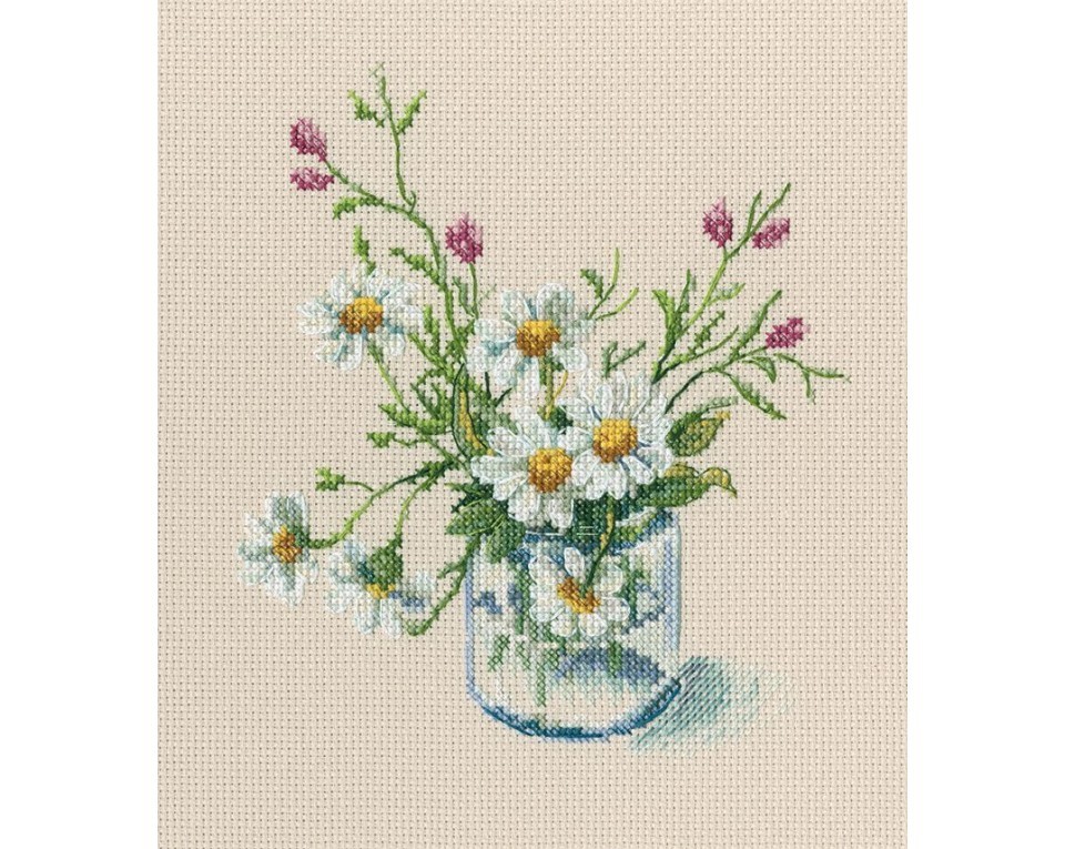 Cross-stitch kit "Warm peace of the bloomy summer", Article: M773