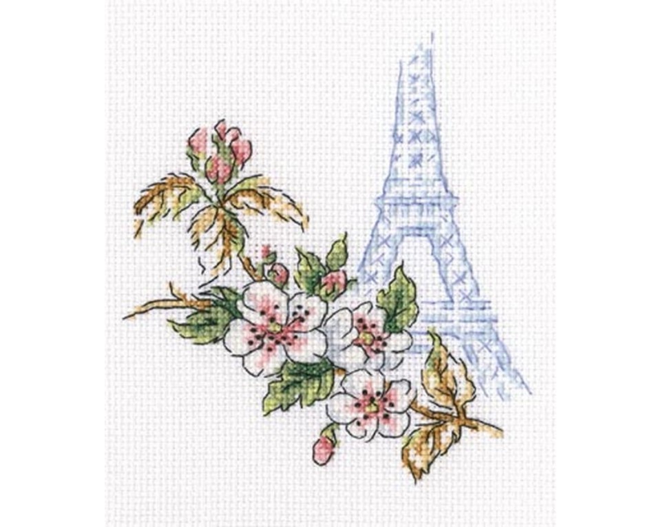 Cross-stitch kit "Window to Paris", Article: C256