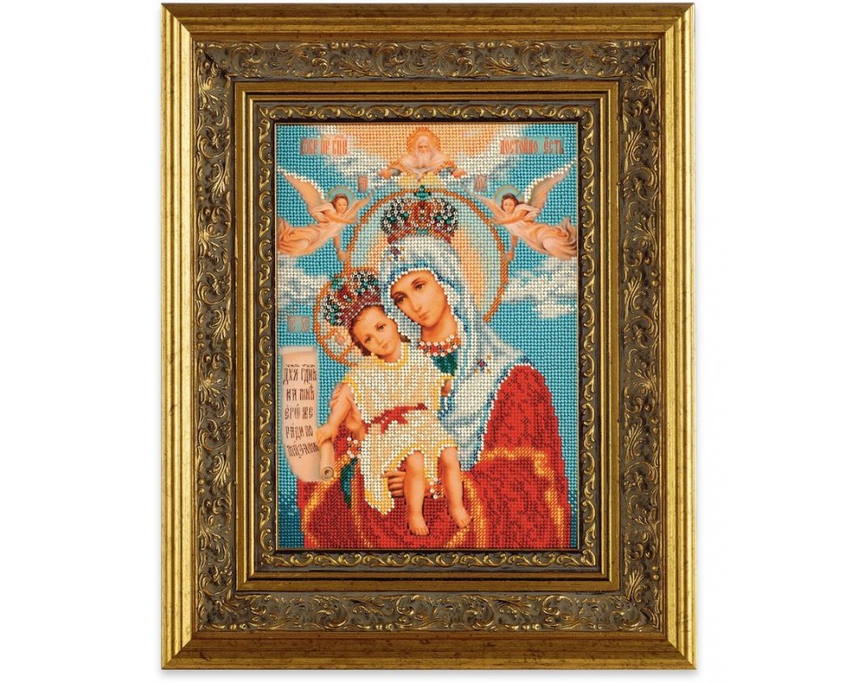 Icon beaded embroidery kit "Our Lady the Merciful", Article: RB-168