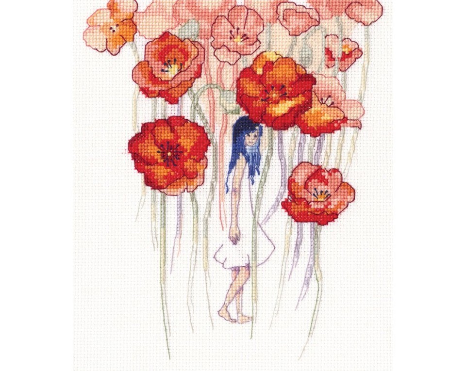 Cross-stitch kits "Poppyhead", Article: M629