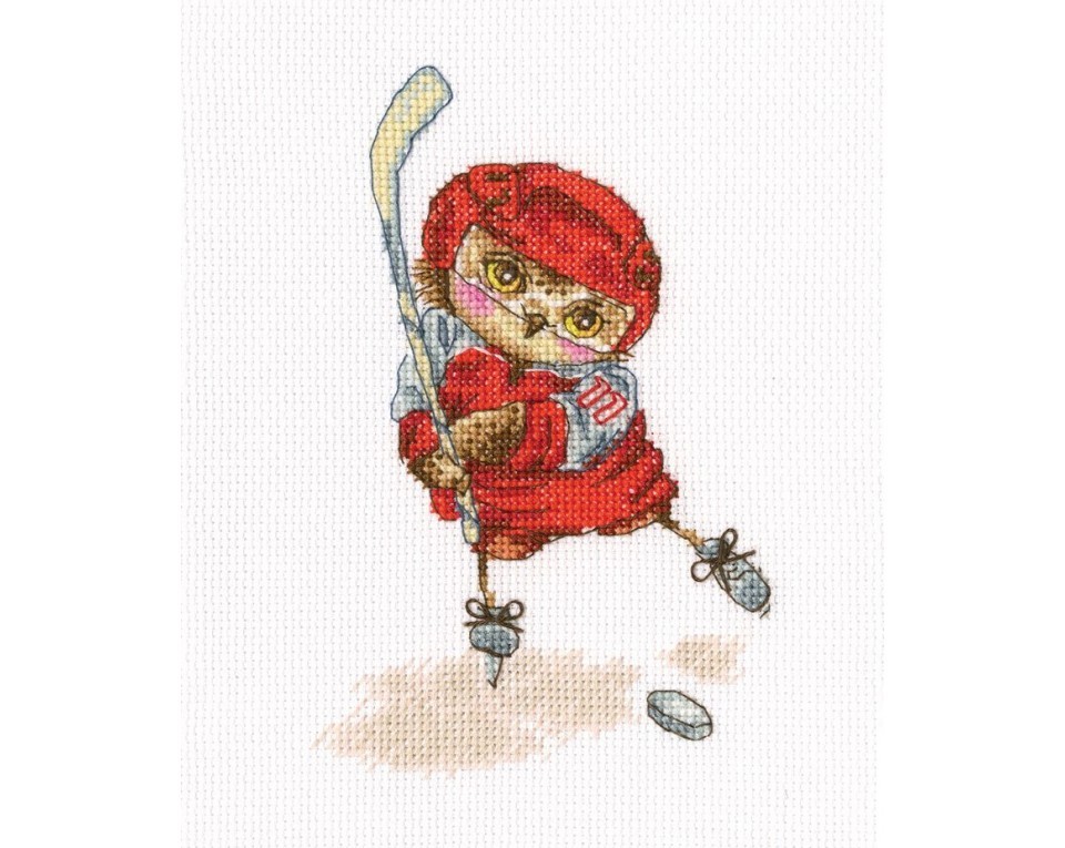 Cross-Stitch Kit "Shoot the puck!", Article: C231