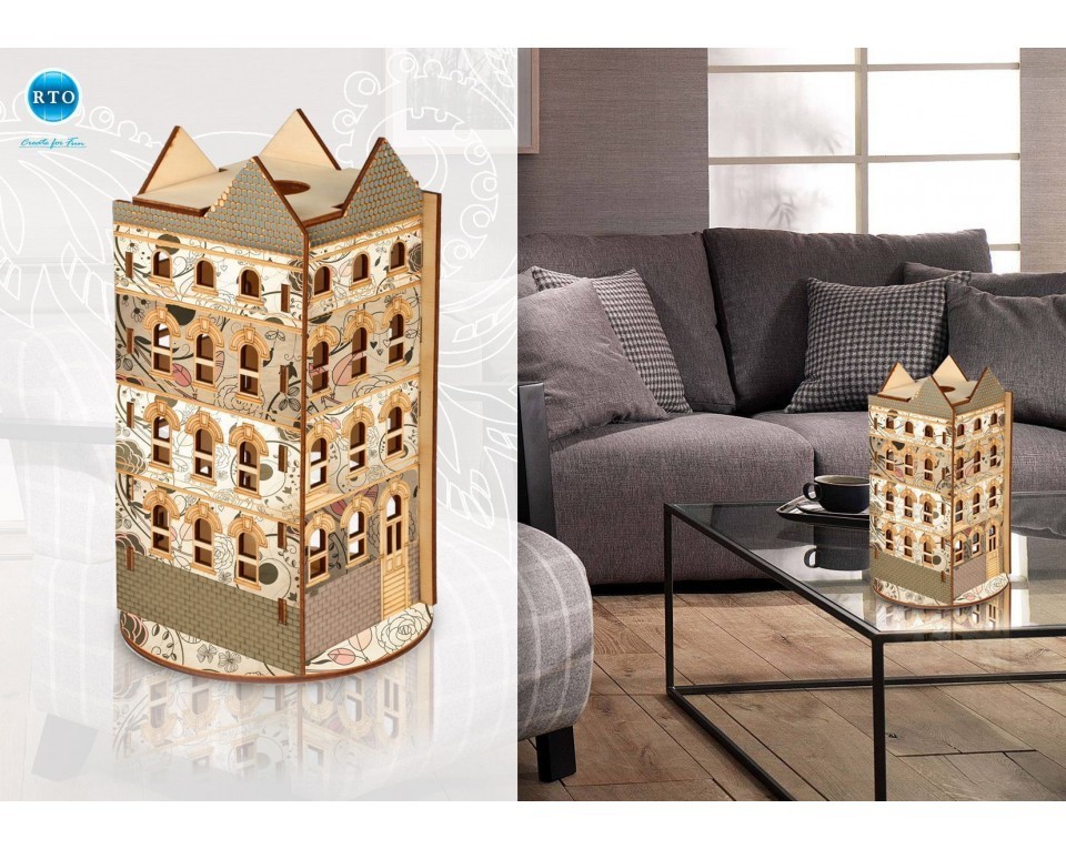 Plywood form "Tea house" "Buratini", Article: DZ20010