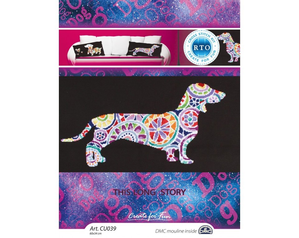 Cross-stitch kit "This long story", Article: CU039