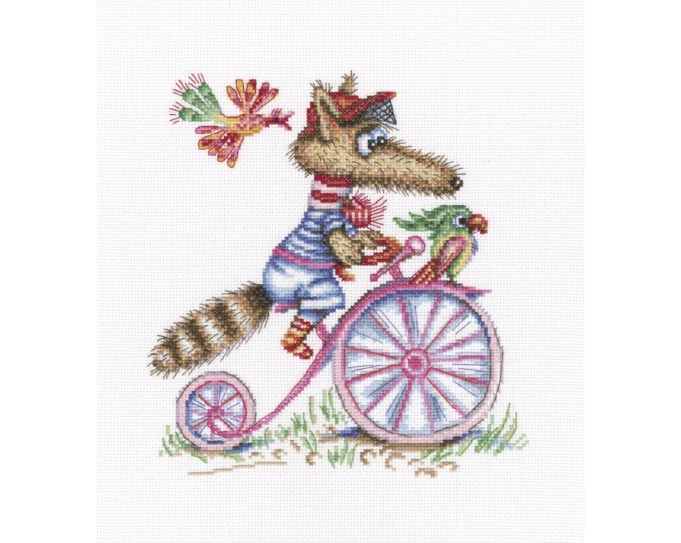 Cross-stitch kit "Rolind the world trip", Article: M561