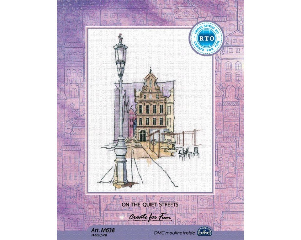 Cross-stitch kits "On the quiet streets", Article: M638
