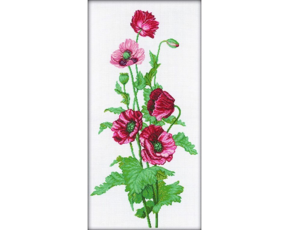 Cross-Stitch Kit "Poppies", Article: M081