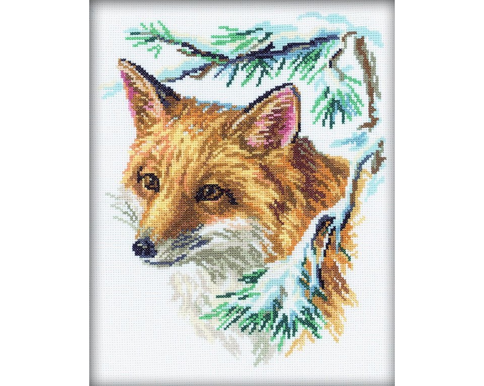 Cross-Stitch Kit "The fox", Article: M068